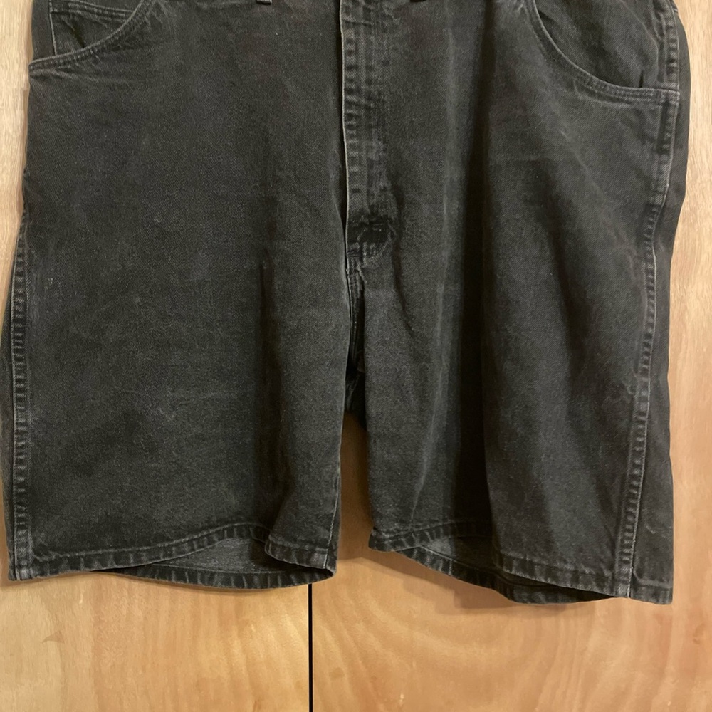 Mend Wrangler Black Jean Shorts size 42